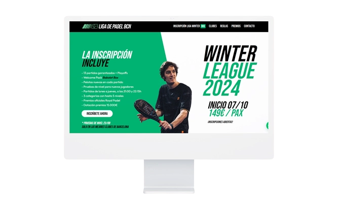 Proyecto Web Liga de Padel Barcelona